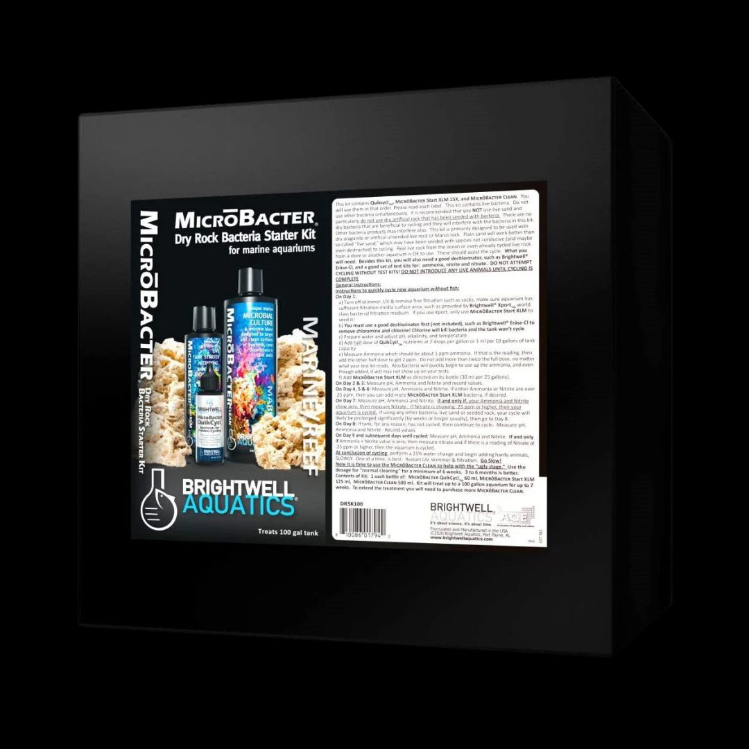 Brightwell MicroBacter Dry Rock Bacteria Starter Kit