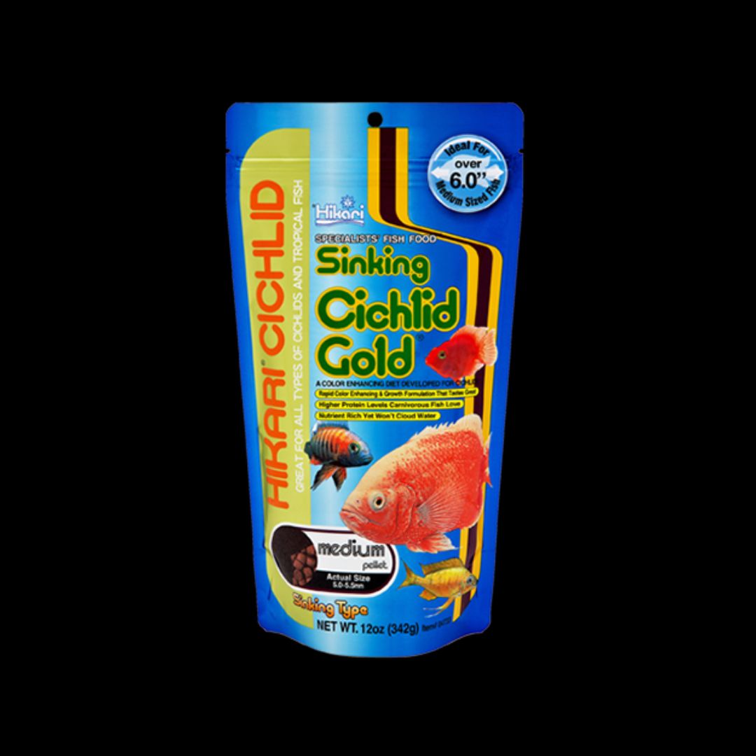 Hikari Cichlid Gold Medium Sinking Pellet 12oz