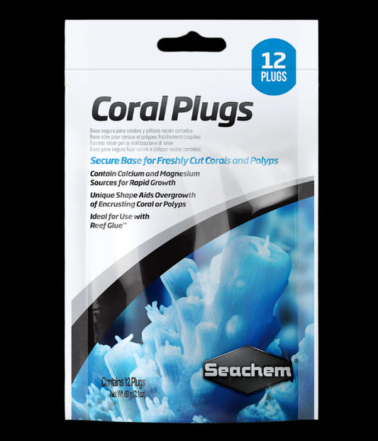 Seachem Coral Plugs 12